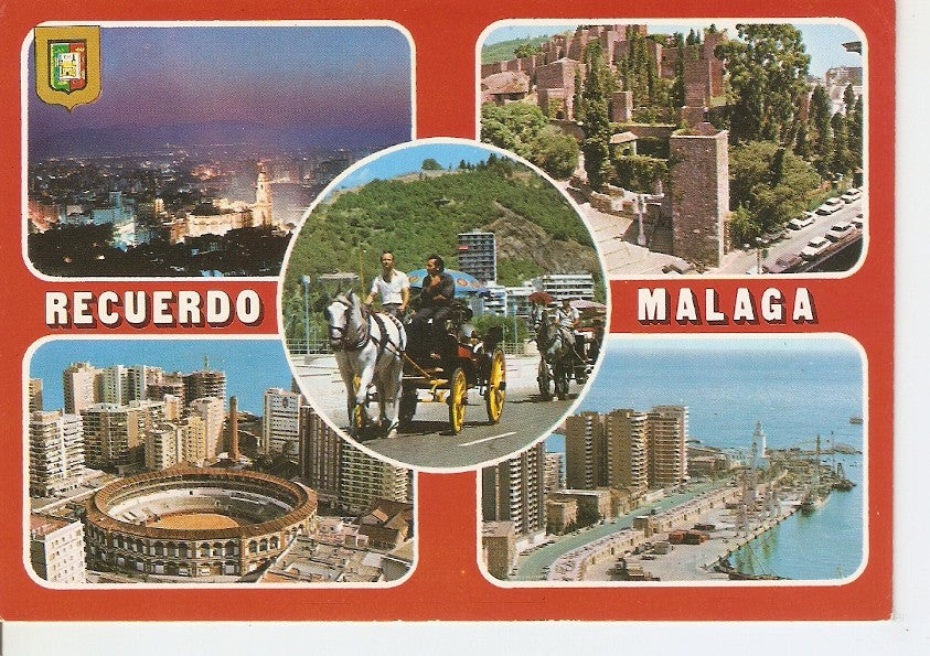 Postal 039357 : Malaga - Costa del Sol. Diversos aspectos