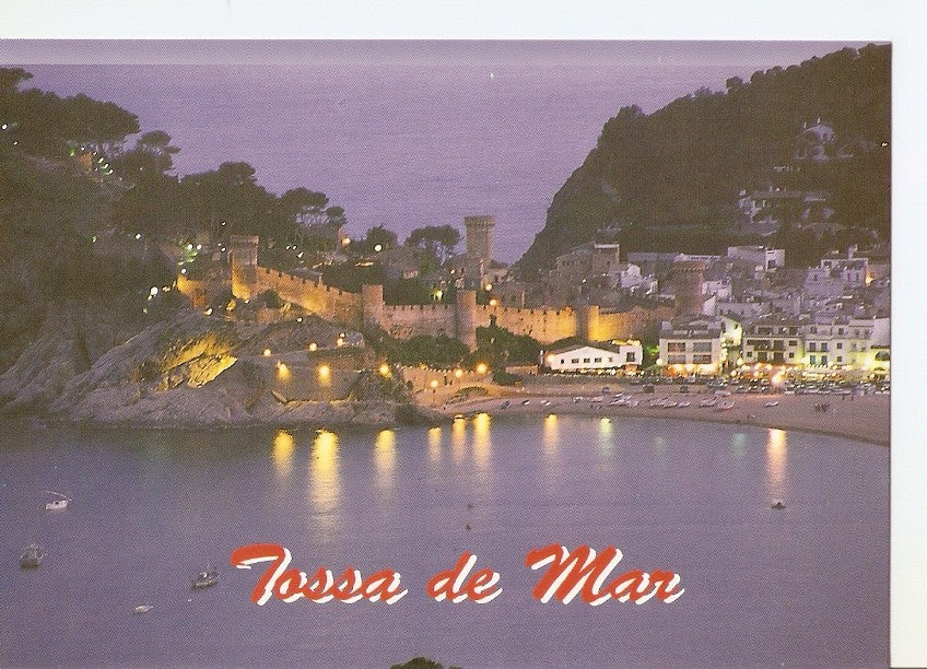 Postal 039364 : Tossa de Mar (Costa Brava). Vista nocturna