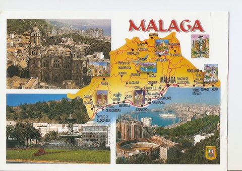 Postal 039379 : Malaga - Costa del Sol. Diversos aspectos