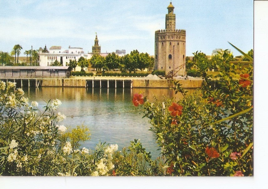 Postal 039380 : Sevilla. Torre del Oro y Rio Guadalquivir