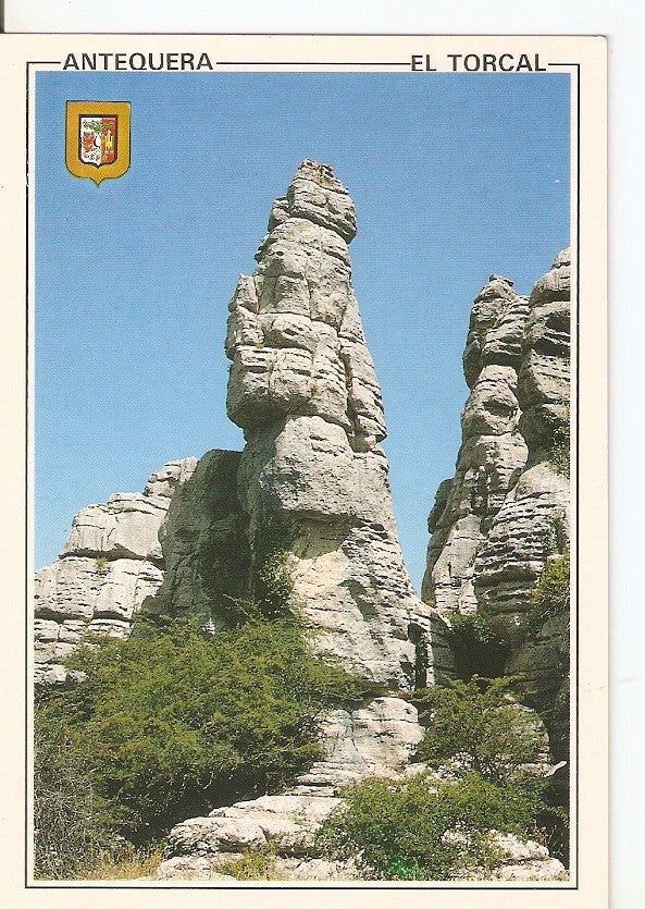 Postal 039386 : Antequera (Malaga). Piedras de El Torcal