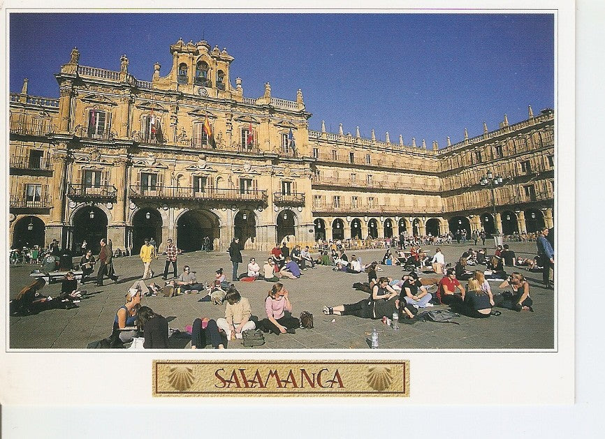 Postal 039393 : Salamanca. Plaza Mayor