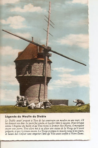 Postal 039428 : Legende du Moulin du Diablo. Guerande