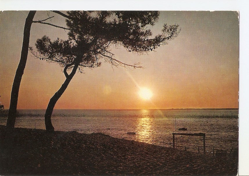 Postal 039456 : Coucher de Soleil sur lAtlantique