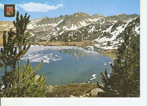Postal 039507 : Valls dAndorra. Llac gran dEls Pessons