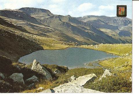 Postal 039509 : Valls dAndorra. Pas de la Casa. Estany de Fontnegra