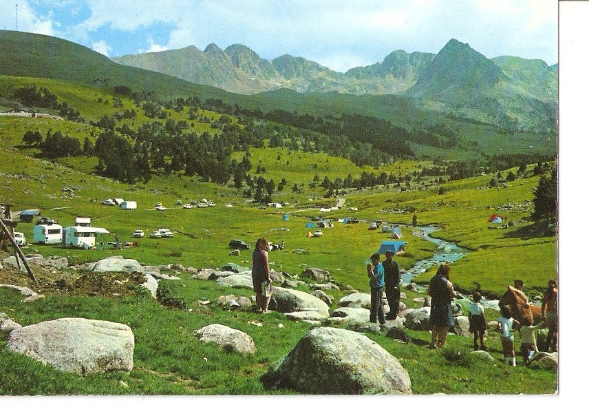 Postal 039512 : Valls dAndorra. Vall dEnvalira. Al fons Grau Roig