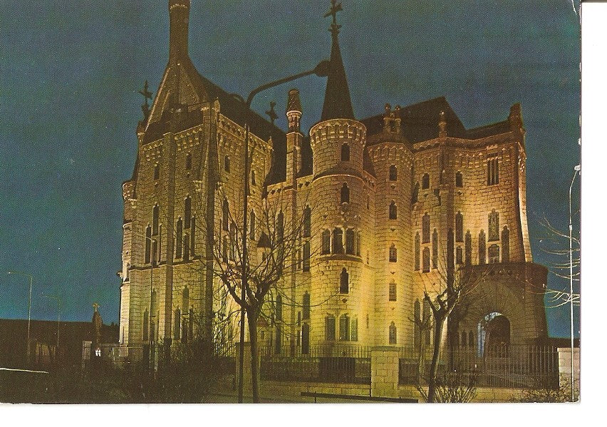 Postal 039524 : Astorga. Palacio Episcopal (Gaudi)