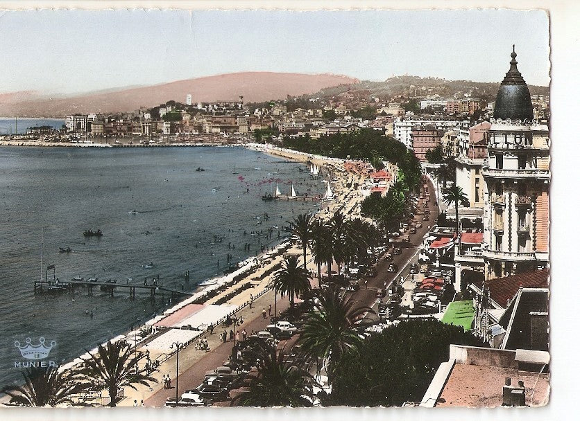 Postal 039539 : Cannes. La Promenade de la Croisette et le Suquet