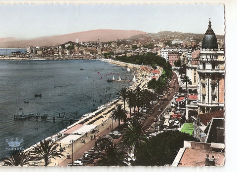 Postal 039539 : Cannes. La Promenade de la Croisette et le Suquet