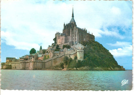 Postal 039543 : Le Mont Saint-Michel. Les remparts et la Merveilla