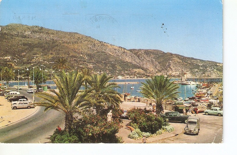 Postal 039560 : Menton. Un coin du Port