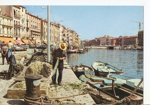 Postal 039570 : Sete (Herault). Ravandage de filets