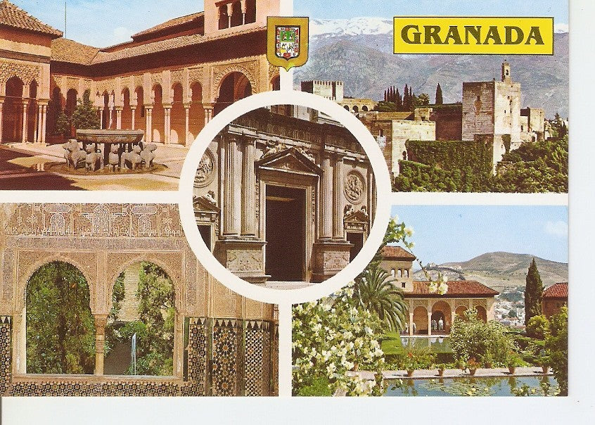 Postal 039593 : Granada. Diversos aspectos