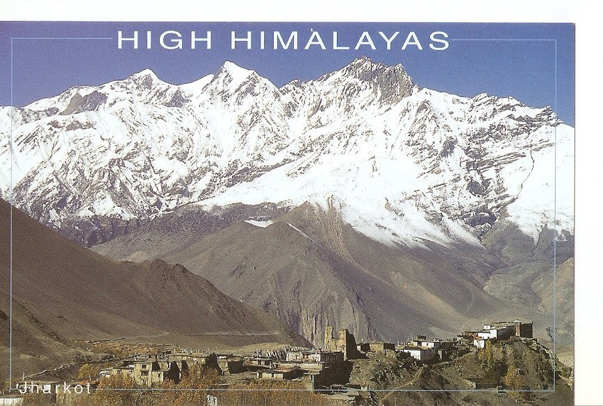 Postal 039605 : Nepals Distinctive Geography Seen from Jharkot Muktinath