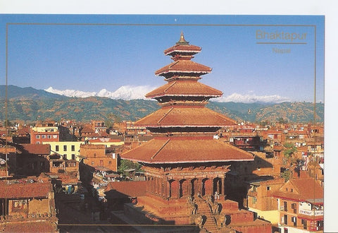 Postal 039618 : An ancient temple of Nyatpola at Bhaktapur