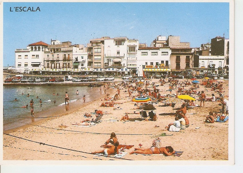 Postal 039632 : Costa Brava. LEscala. Platja