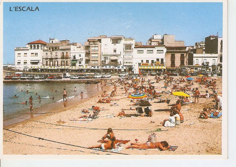Postal 039632 : Costa Brava. LEscala. Platja