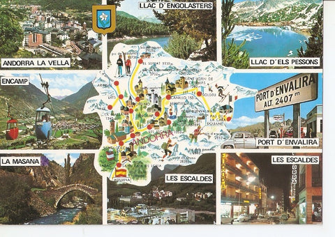 Postal 039634 : Valls dAndorra