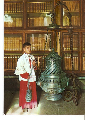 Postal 039653 : Santiago de Compostela. Catedral. Botafumeiro. El Rey de los incensarios