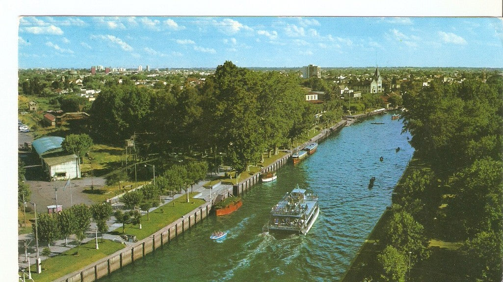 Postal 039661 : Buenos Aires - Tigre. Rio de la Reconquista