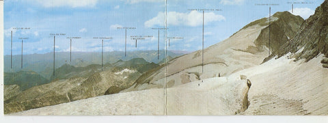 Postal 039670 : Pirineo Aragones. Benasque panoramica del Aneto y Glaciar