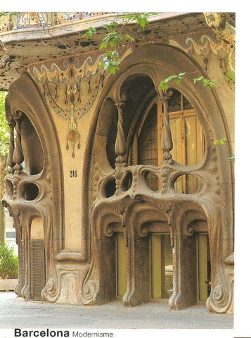 Postal 039689 : Barcelona. Casa Comalat S. Valeri i Pupurull