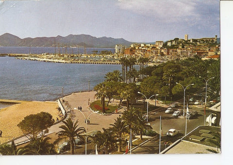 Postal 039750 : Cannes. Une partie des Jardins le Suquet le Port