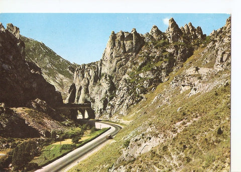 Postal 039782 : Pancorbo. Desfiladero y carretera no de Madrid a Irun