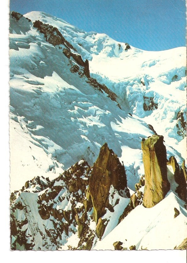 Postal 039824 : Chamonix - Montblanc. Monts Maudits Mont Blanc Dome du Gouter