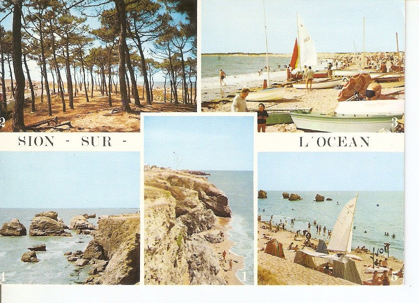 Postal 039825 : Sion-sur-LOcean (Vendee)