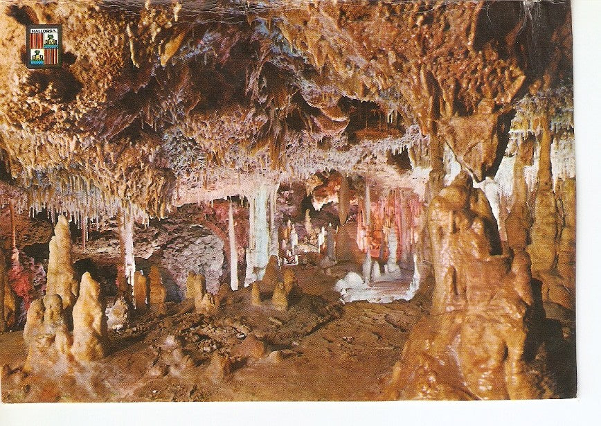 Postal 039866 : Mallorca. Porto Cristo (Manacor). Cuevas dels Hams. Salon de las Lechuzas