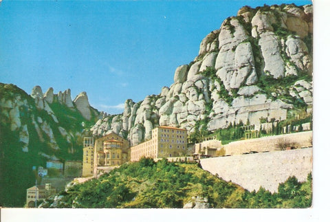 Postal 039872 : Montserrat. Vista parcial de la Montaña