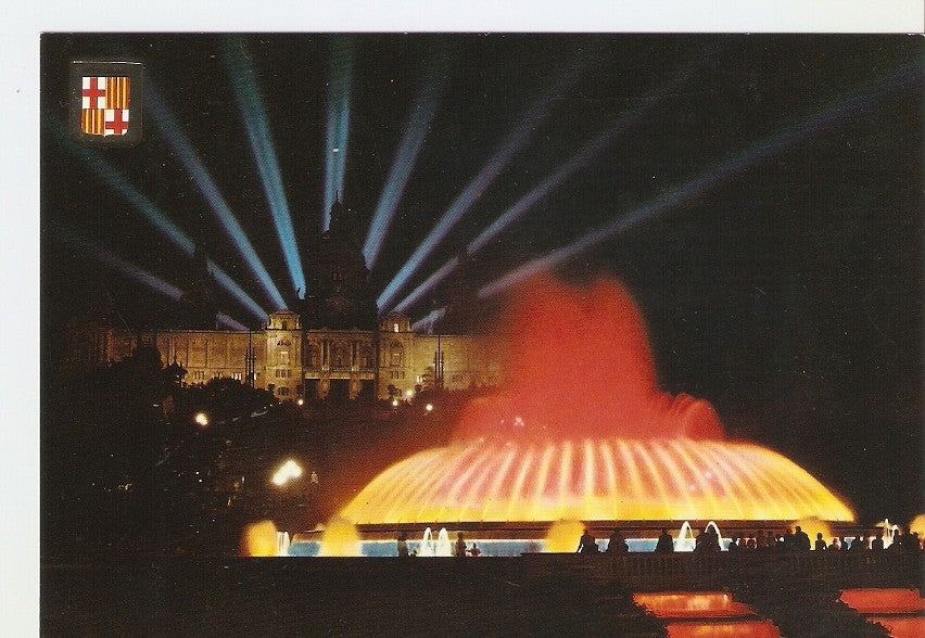 Postal 039897 : Barcelona. Fuente Monumental de Montjuich