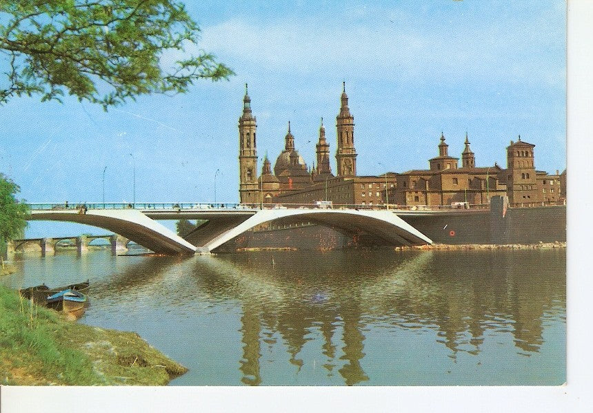 Postal 039907 : Zaragoza. Puente de Santiago y Basilica del Pilar