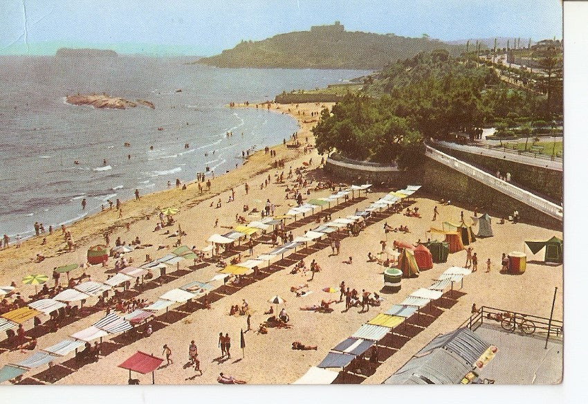 Postal 039915 : Santander. El Sardinero. Primera Playa y Jardines de la Concha