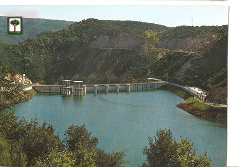 Postal 039923 : Pantano de Sau (Vich). Vista de Sant Andreu de Bancells