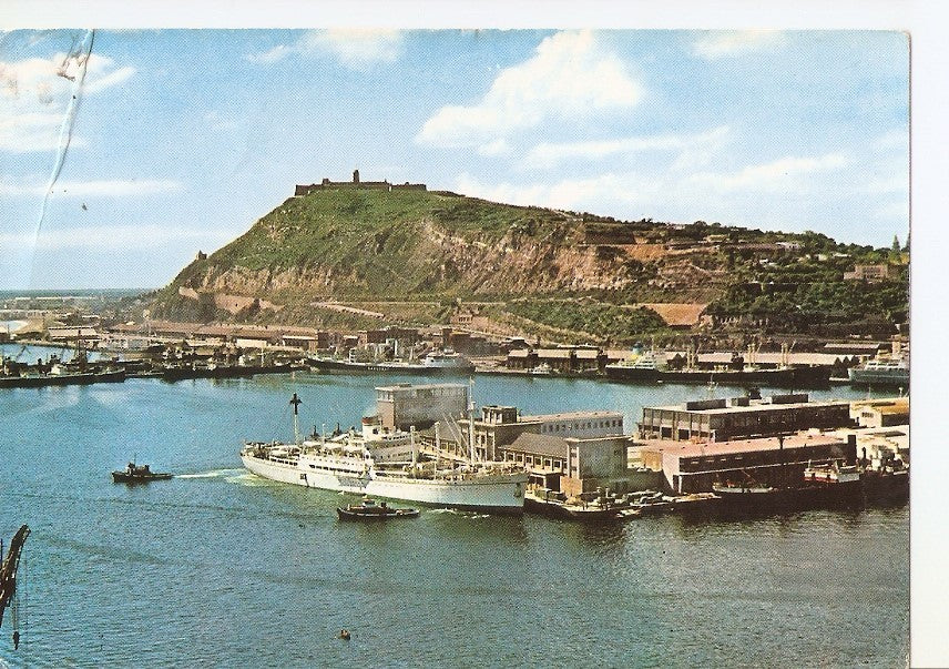 Postal 039929 : Barcelona. Puerto: Estacion Maritima y Montjuich