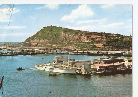 Postal 039929 : Barcelona. Puerto: Estacion Maritima y Montjuich