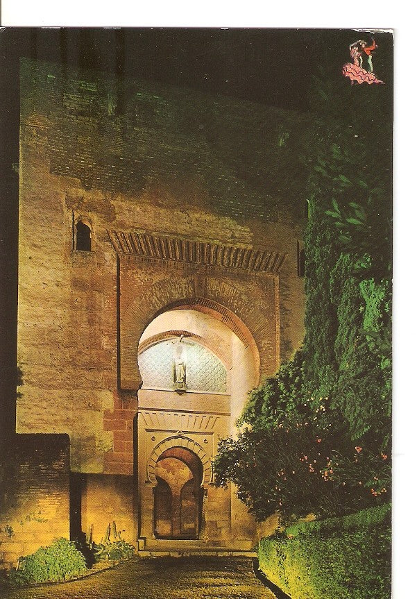 Postal 039936 : Granada. Puerta de la Justicia