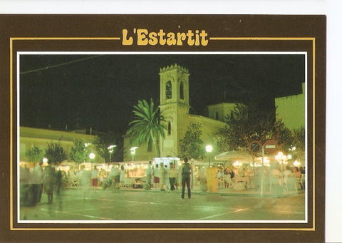 Postal 039941 : LEstartit (Costa Brava). Plaça de lEsglesia