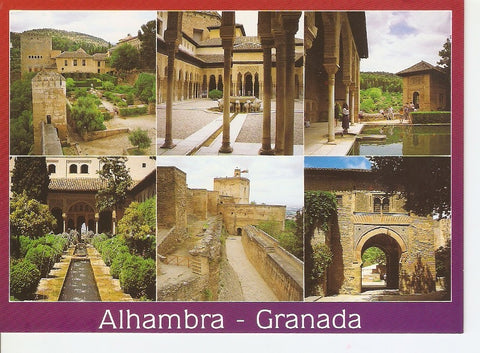 Postal 039960 : Alhambra - Granada. Detalles