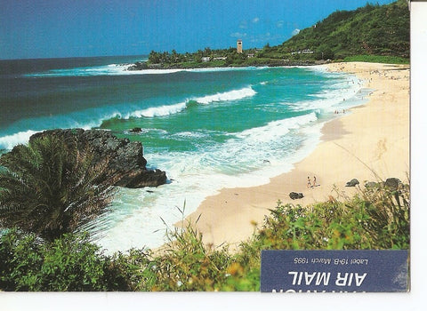 Postal 039969 : Waimea Bay site of big winter surf