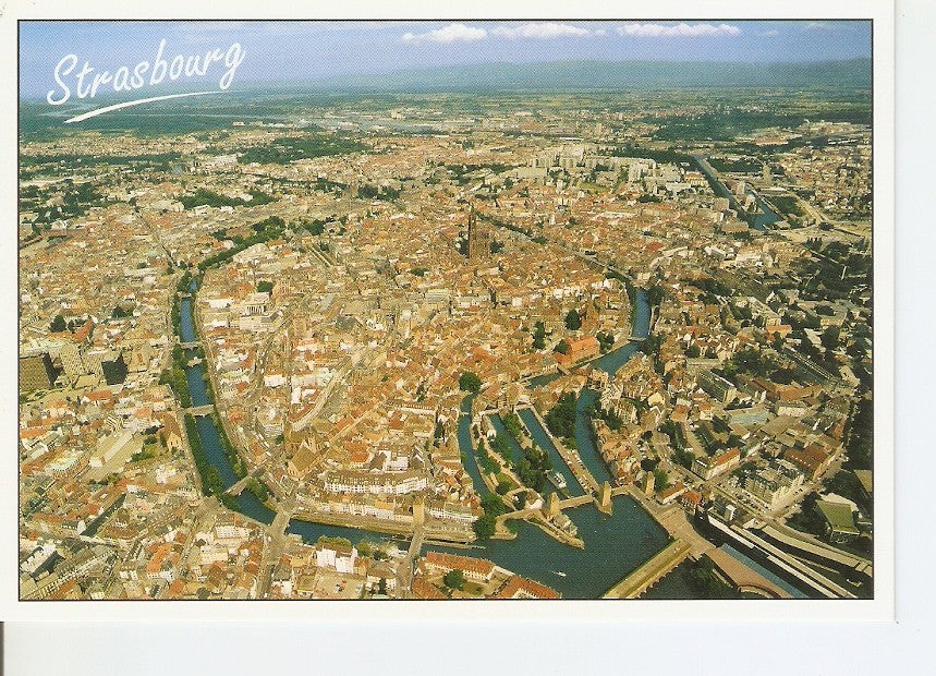 Postal 039982 : Strasbourg (Bas-Rhin). Vue aerienne