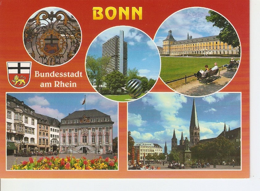Postal 039991 : Bonn. Bundesstadt am Rhein