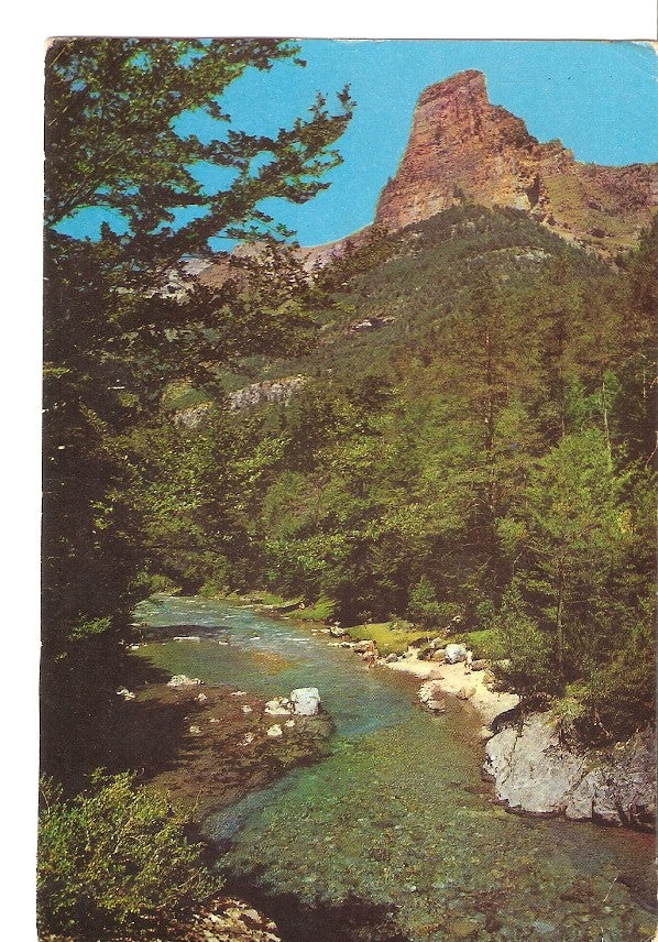 Postal 040008 : Parque Nacional de Ordesa. Tozal del Mallo y rio Arazas
