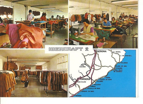 Postal 040028 : Ibercraft - Tordera (Barcelona). Fabrica ccnfeccion en piel