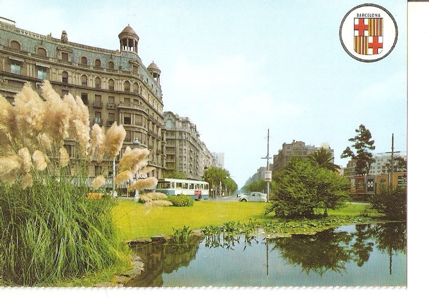 Postal 040045 : Barcelona. Plaza Calvo Sotelo