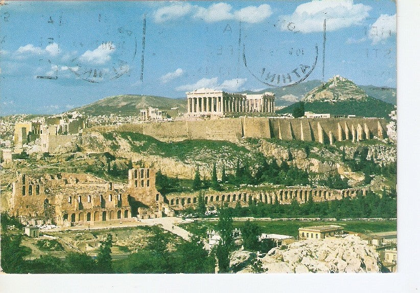 Postal 040046 : Athens: View of the Acropolis