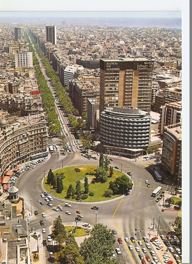 Postal 040049 : Barcelona. Plaza Calvo Sotelo y Avda. Generalisimo